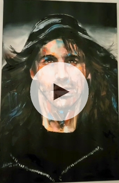 ArteDiAlina.com painting: Kiedis, forever young